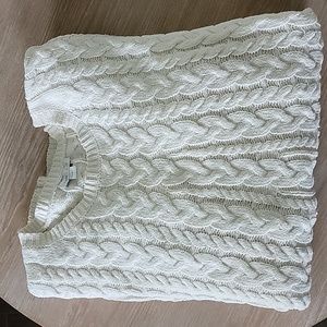 J.Jill Cable Knit Sweater in Size Large